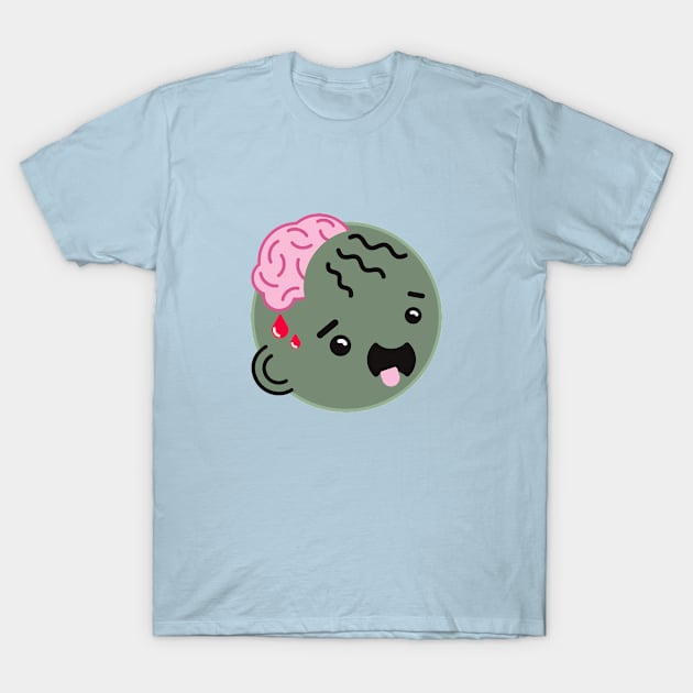 Zombie! Braaaaaaiiinss! T-Shirt by sansunicorn